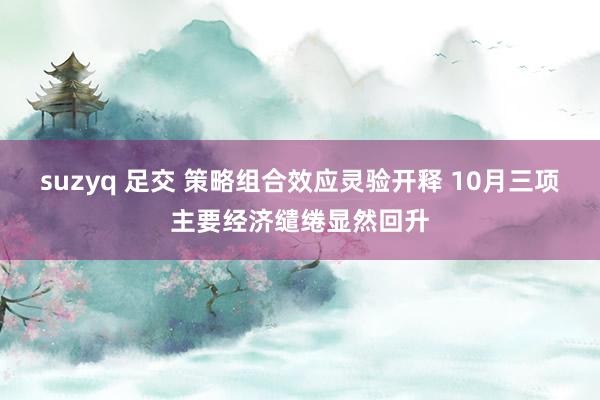 suzyq 足交 策略组合效应灵验开释 10月三项主要经济缱绻显然回升